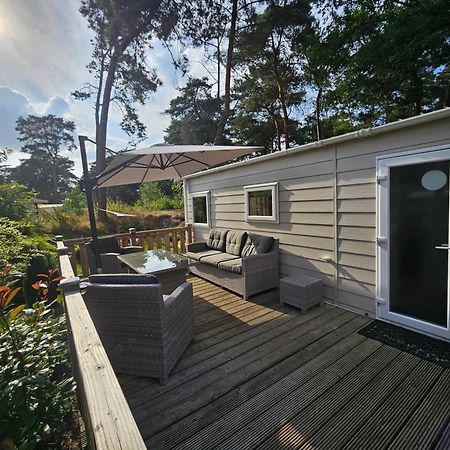 Luxe 4 Persoons Chalet Op 5 Sterren Camping Raalte Ngoại thất bức ảnh